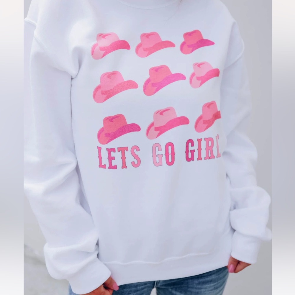 Let’s go girls crewneck sweatshirt
